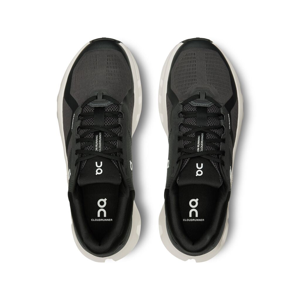 On Men's Cloudrunner 2 Running Shoes Eclipse / Black - Achilles Heel