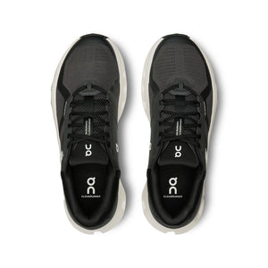 On Men's Cloudrunner 2 Wide Fit Running Shoes Eclipse / Black - achilles heel