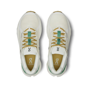 On Men's Cloudrunner 2 Running Shoes Undyed / Green - achilles heel