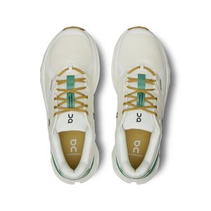On Men's Cloudrunner 2 Running Shoes White / Green - achilles heel