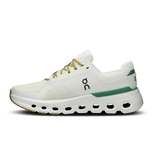 On Men's Cloudrunner 2 Running Shoes White / Green - achilles heel