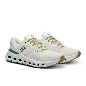 On Men's Cloudrunner 2 Running Shoes White / Green - achilles heel