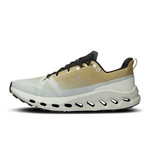 On Men's Cloudsurfer Trail Waterproof Running Shoes Safari / Mineral - achilles heel