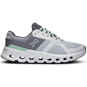 On Men's Cloudrunner 2 Wide Fit Running Shoes Glacier / Sage - achilles heel