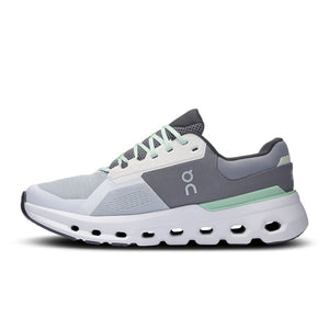 On Men's Cloudrunner 2 Wide Fit Running Shoes Glacier / Sage - achilles heel