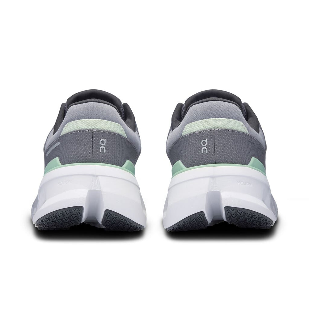 On Men's Cloudrunner 2 Wide Fit Running Shoes Glacier / Sage - achilles heel