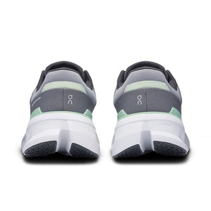 On Men's Cloudrunner 2 Wide Fit Running Shoes Glacier / Sage - achilles heel