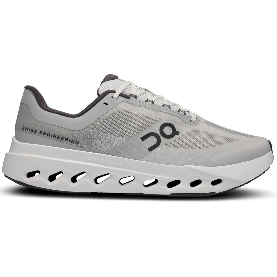 On Men s Cloudsurfer Next Running Shoes Glacier White Achilles Heel