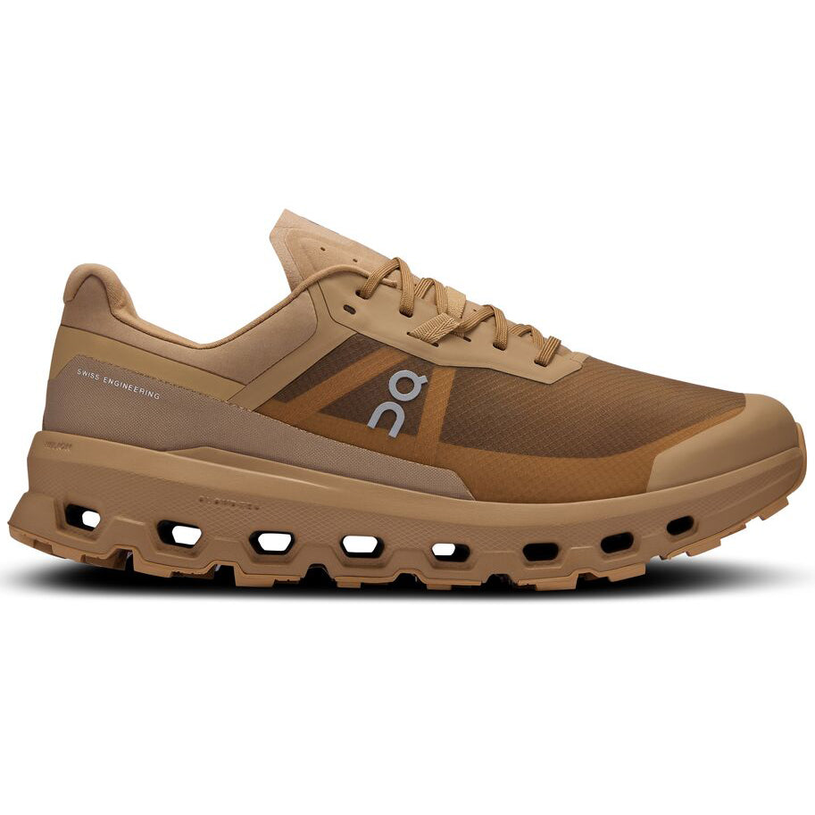 On Men's Cloudvista 2 Trail Running Shoes Chai / Dune - achilles heel