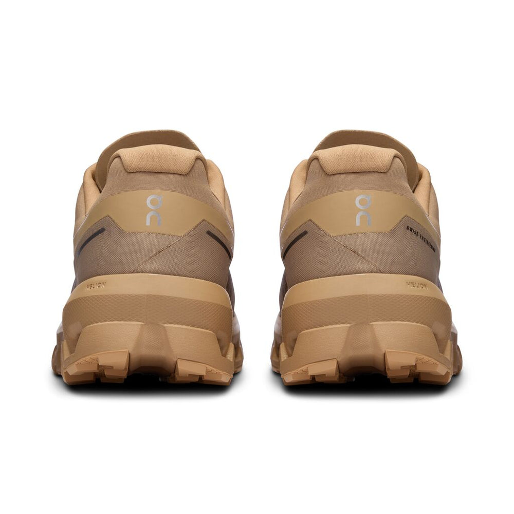On Men's Cloudvista 2 Trail Running Shoes Chai / Dune - achilles heel