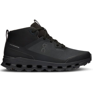 On Women's Cloudroam Waterproof Trail Walking Boots Black / Eclipse - achilles heel