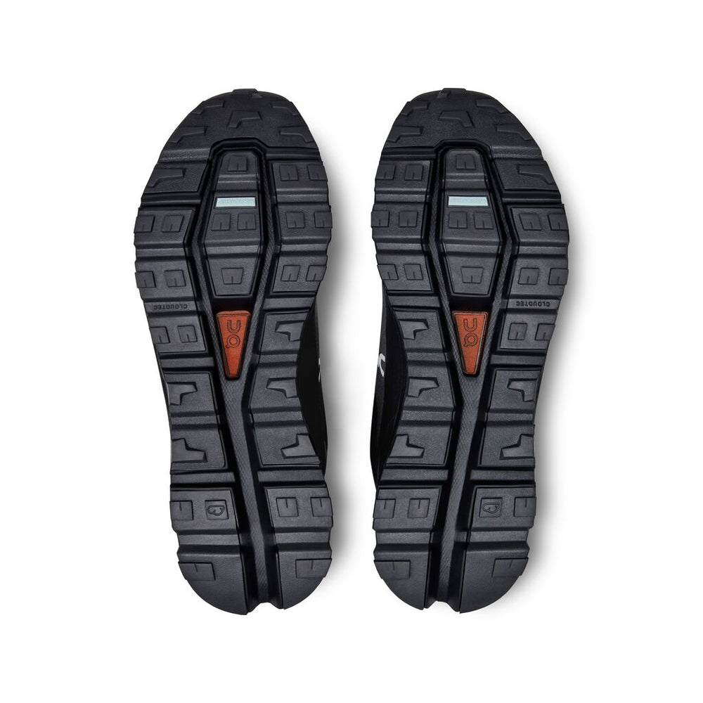 On Women's Cloudroam Waterproof Trail Walking Boots Black / Eclipse - achilles heel
