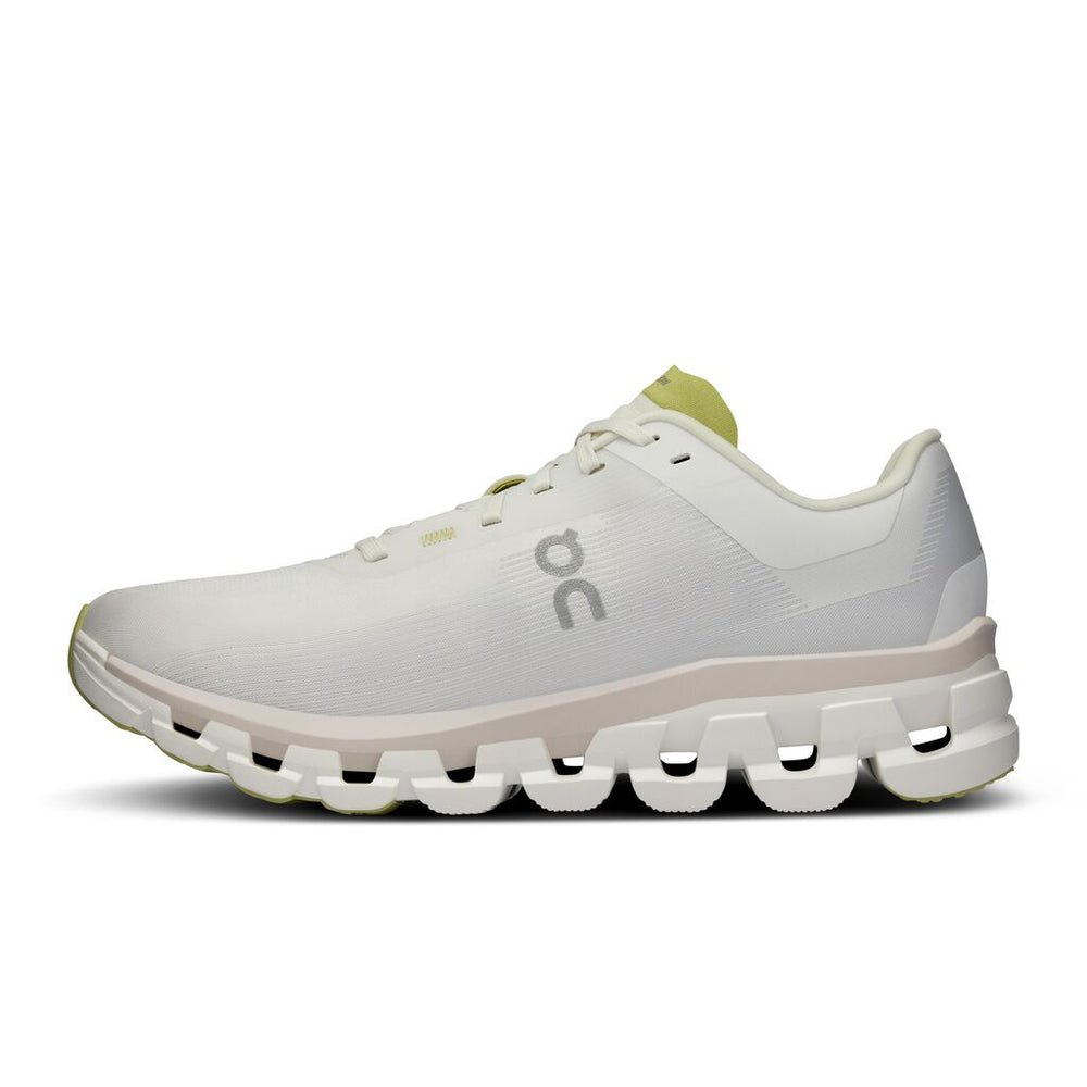 On Men's Cloudflow 4 Running Shoes White / Sand - achilles heel