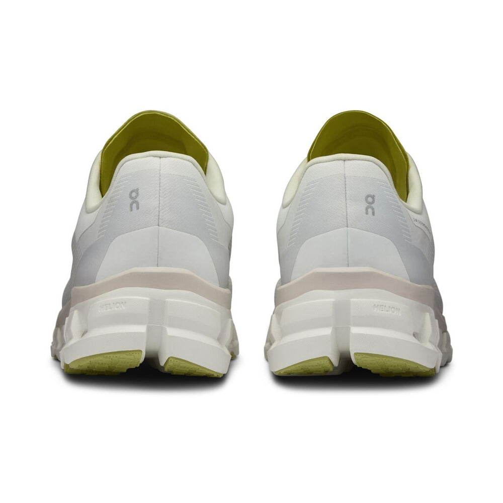 On Men's Cloudflow 4 Running Shoes White / Sand - achilles heel