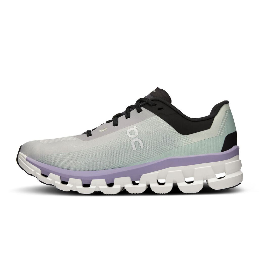 On Women's Cloudflow 4 Running Shoes Fade / Wisteria - achilles heel