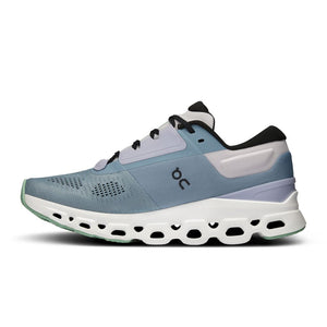 On Women's Cloudstratus 3 Running Shoes Wash / Nimbus - achilles heel