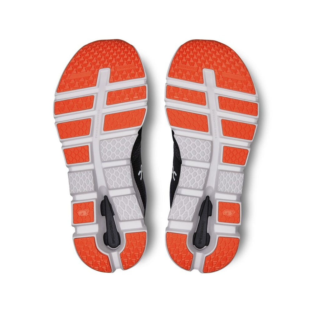 On Women's Cloudcore Running Shoes Iron / Lavender - achilles heel
