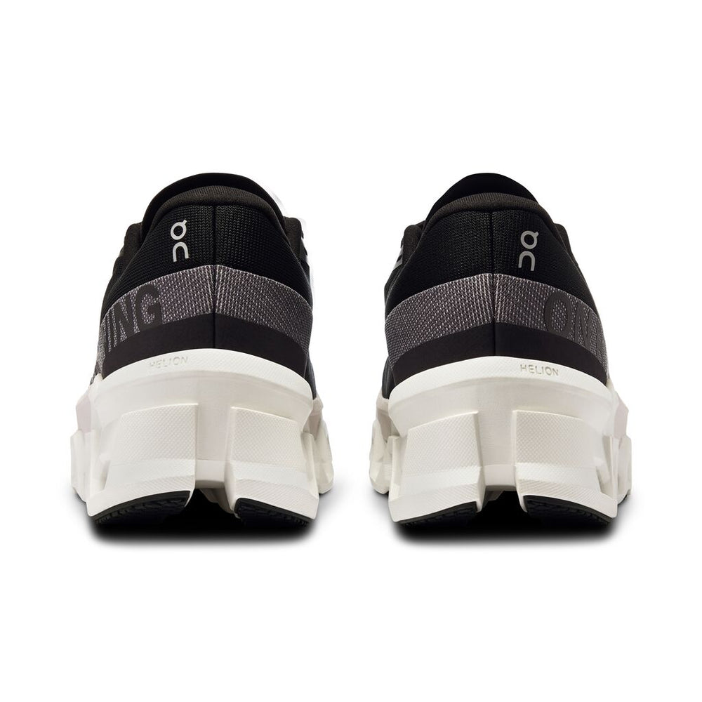 On Women's Cloudmonster 2 Running Shoes Black / Frost - achilles heel