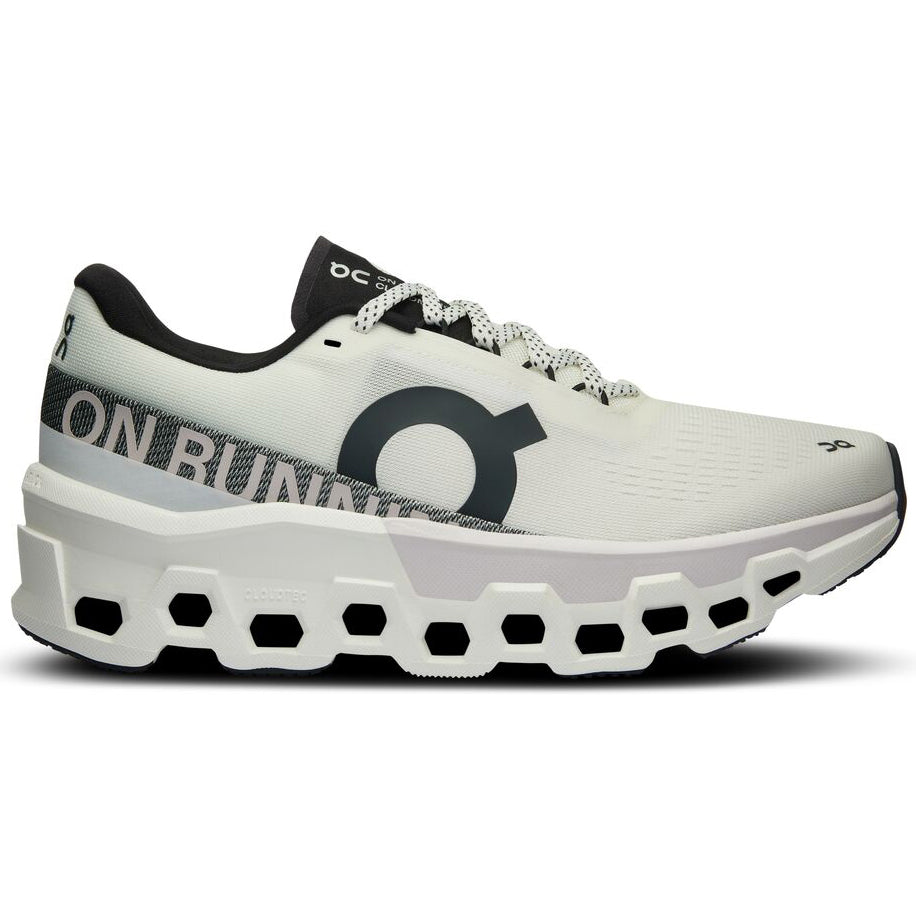 On Women's Cloudmonster 2 Running Shoes Undyed / Frost - Achilles Heel