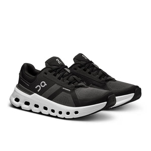 On Women's Cloudrunner 2 Running Shoes Eclipse / Black - achilles heel