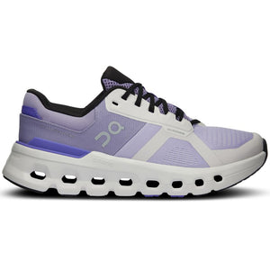 On Women's Cloudrunner 2 Running Shoes Nimbus / Blueberry - achilles heel