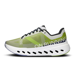 On Women's Cloudsurfer Next Running Shoes Kiwi / Ivory - achilles heel
