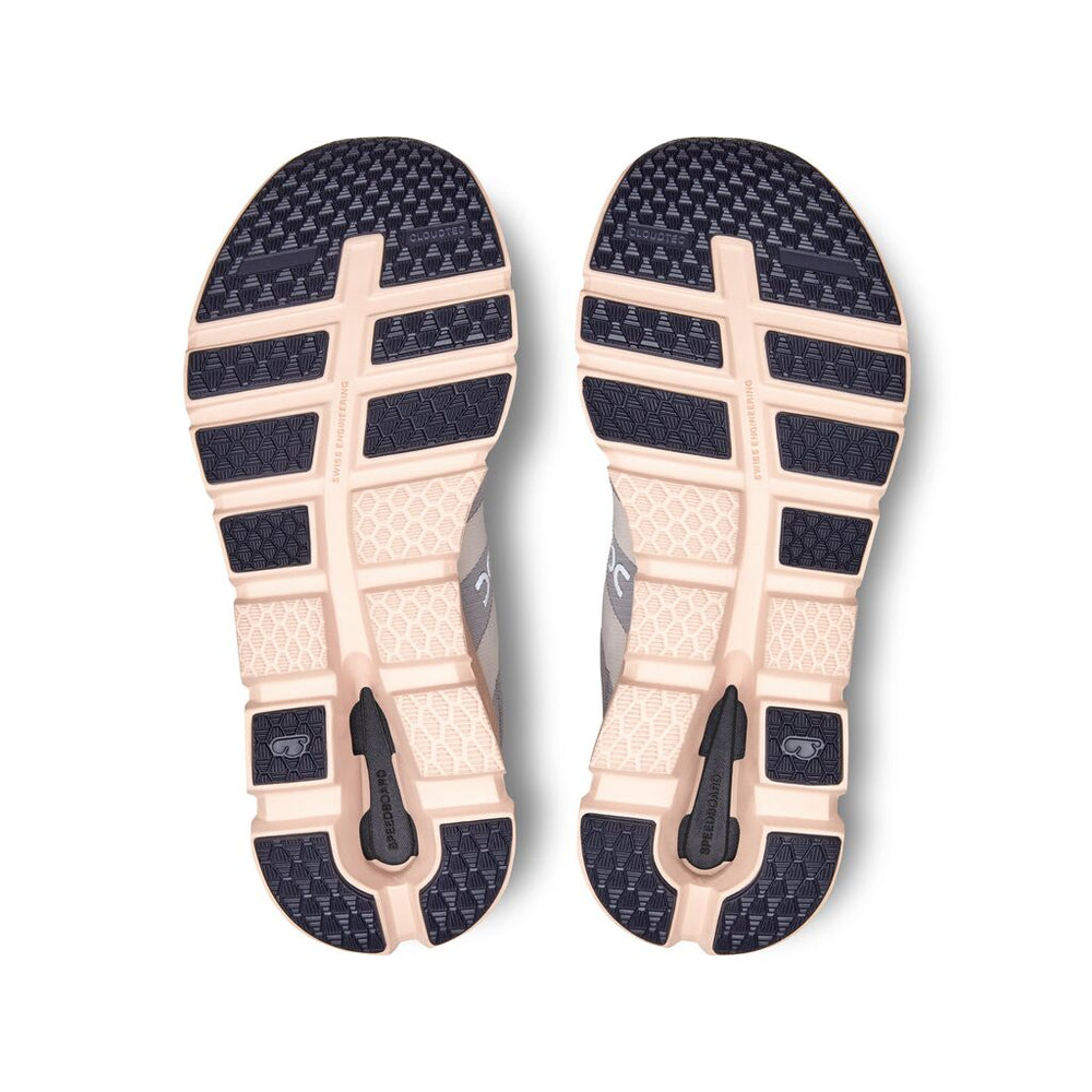 On Women's Cloudrunner Running Shoes Frost / Fade - achilles heel