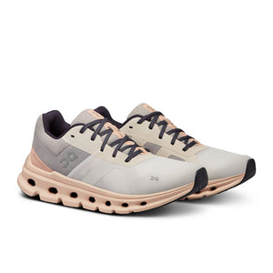 On Women's Cloudrunner Running Shoes Frost / Fade - achilles heel