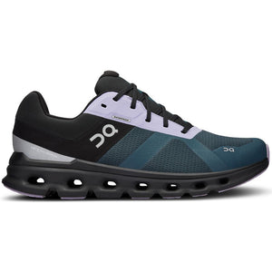 On Men's Cloudrunner Waterproof Running Shoes Stone / Black - achilles heel