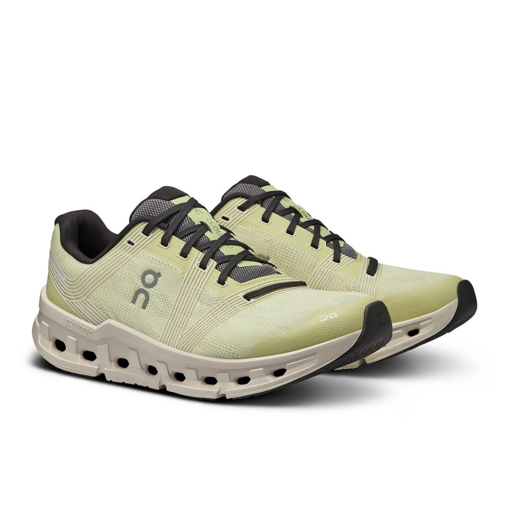 On Men's Cloudgo Running Shoes Hay / Sand - achilles heel