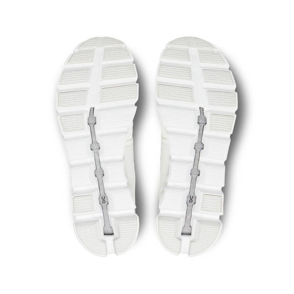 On Men's Cloud 5 Running Shoes Undyed-White / White - achilles heel