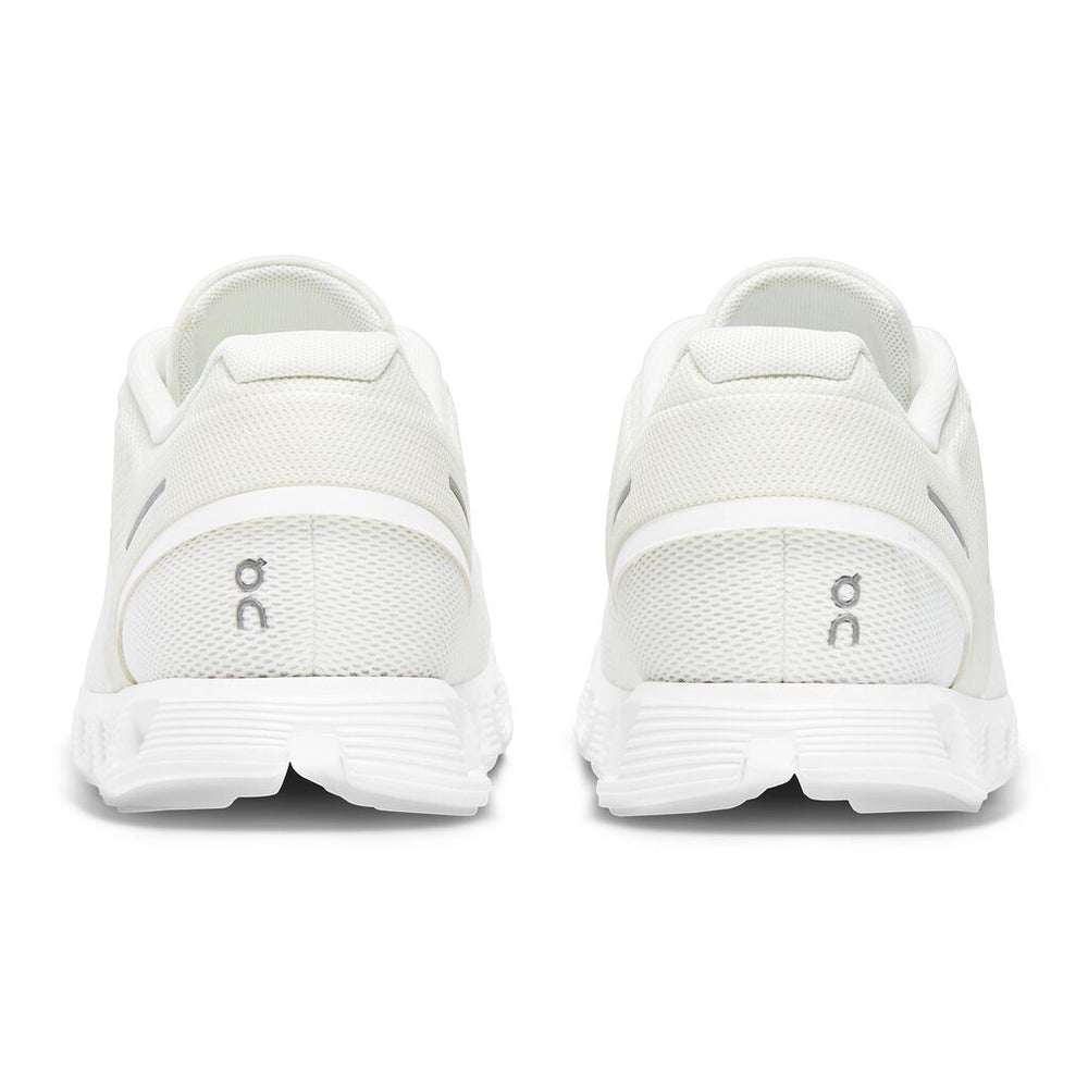 On Men's Cloud 5 Running Shoes Undyed-White / White - achilles heel