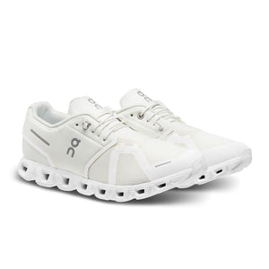 On Men's Cloud 5 Running Shoes Undyed-White / White - achilles heel