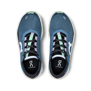 On Women's Cloudmonster Running Shoes Dust / Vapor - achilles heel
