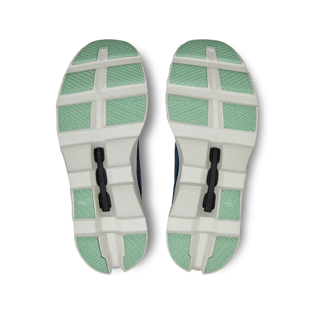 On Men's Cloudmonster Running Shoes Dust / Vapor - achilles heel