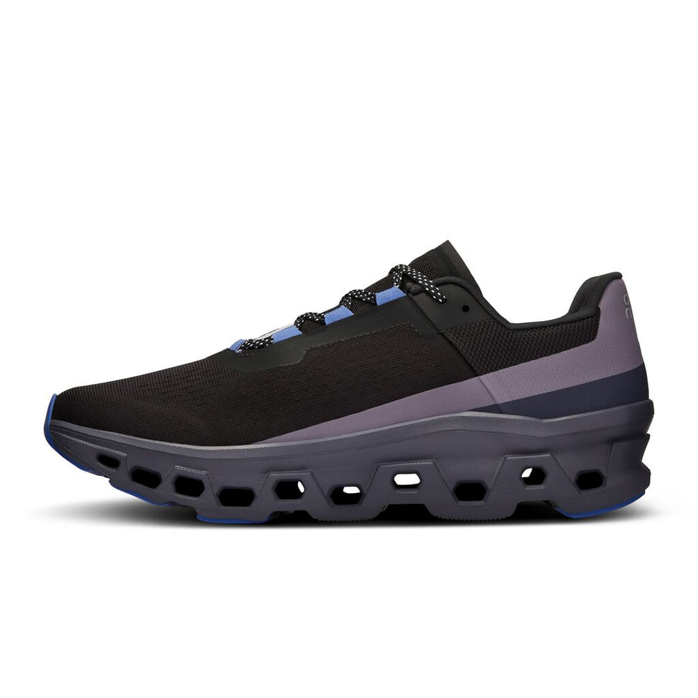 On Men's Cloudmonster Running Shoes Magnet / Shark - achilles heel