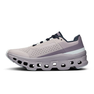On Women's Cloudmonster Running Shoes Pearl / Arctic - achilles heel