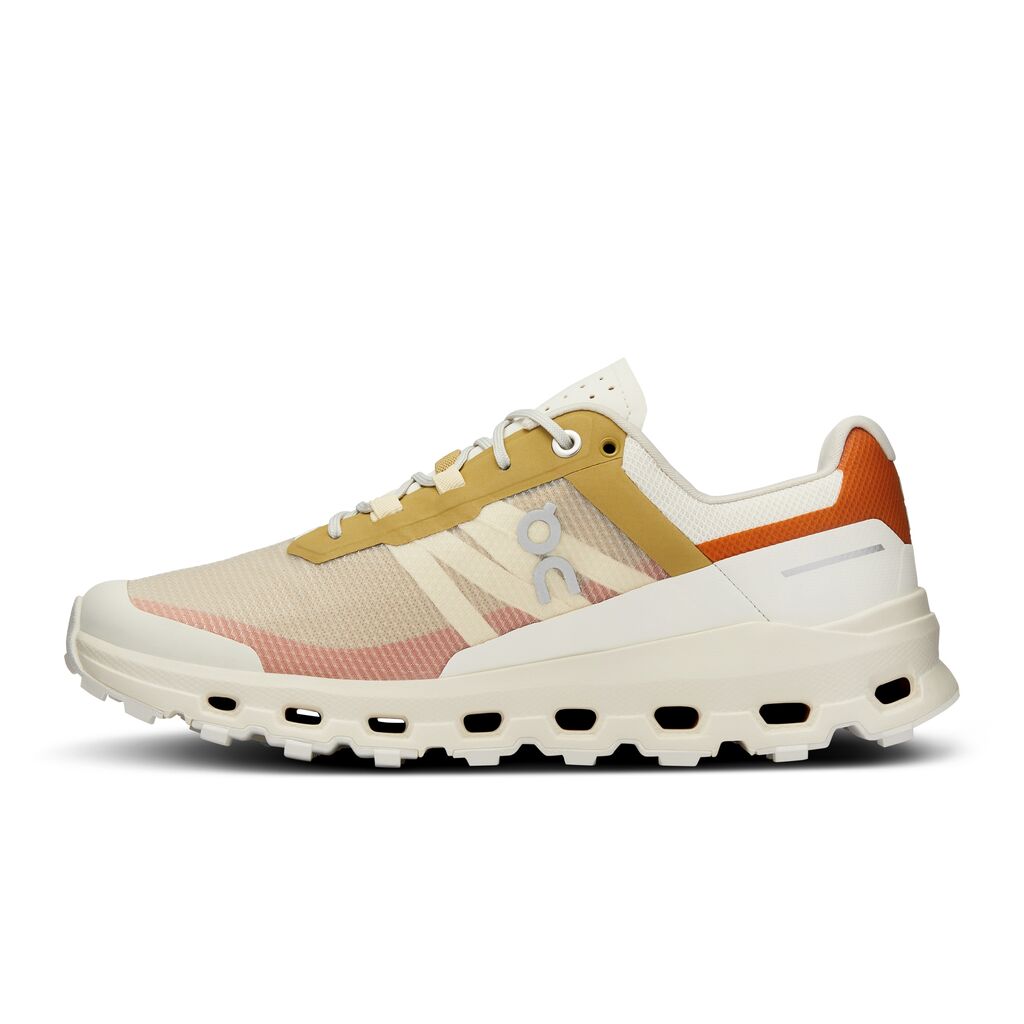 On Women's Cloudvista Trail Running Shoes Ivory / Bronze - Achilles Heel