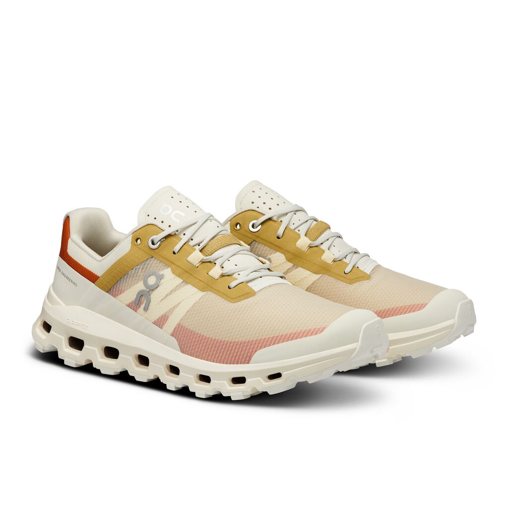 On Women's Cloudvista Trail Running Shoes Ivory / Bronze - Achilles Heel