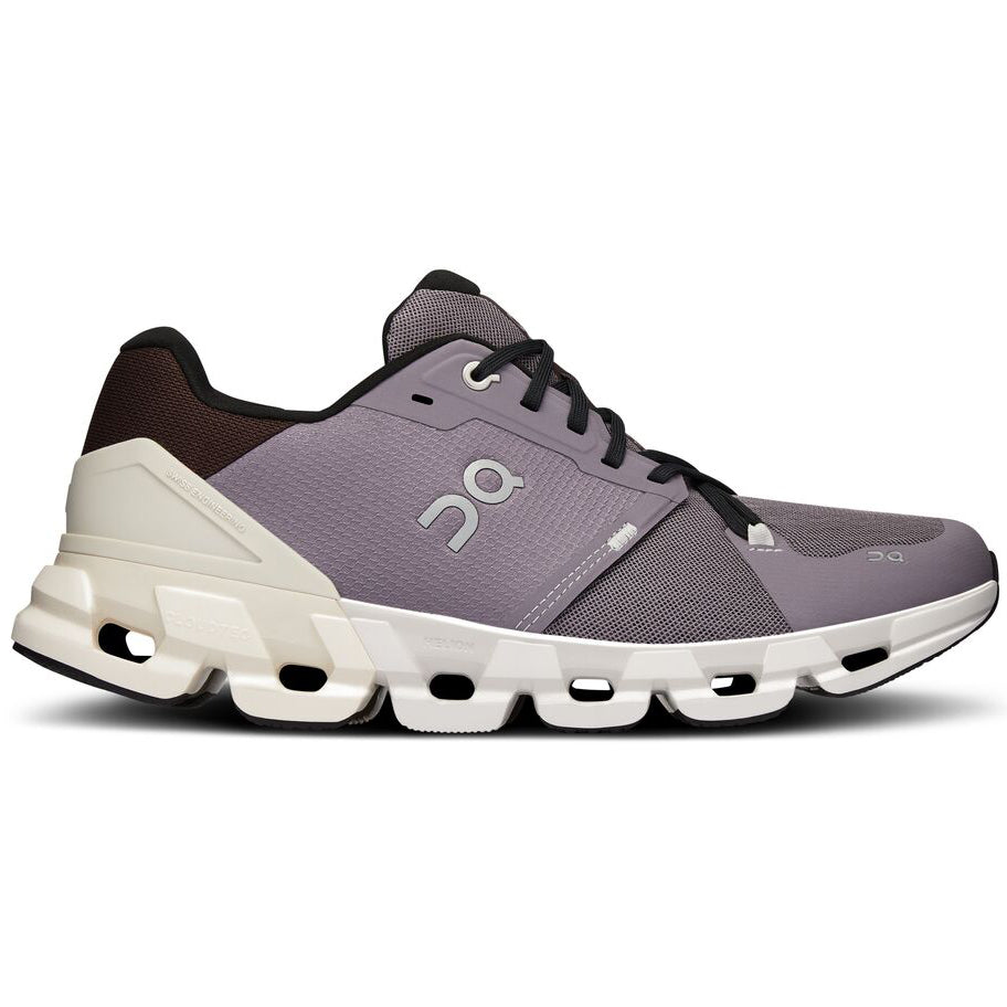 On Men's Cloudflyer 4 Running Shoes Shark / Pearl - achilles heel