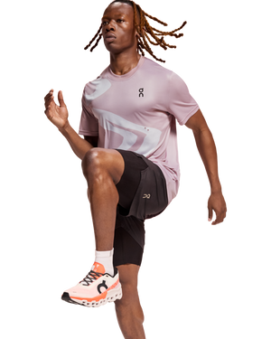 On Men's Pace Tee Mauve - achilles heel