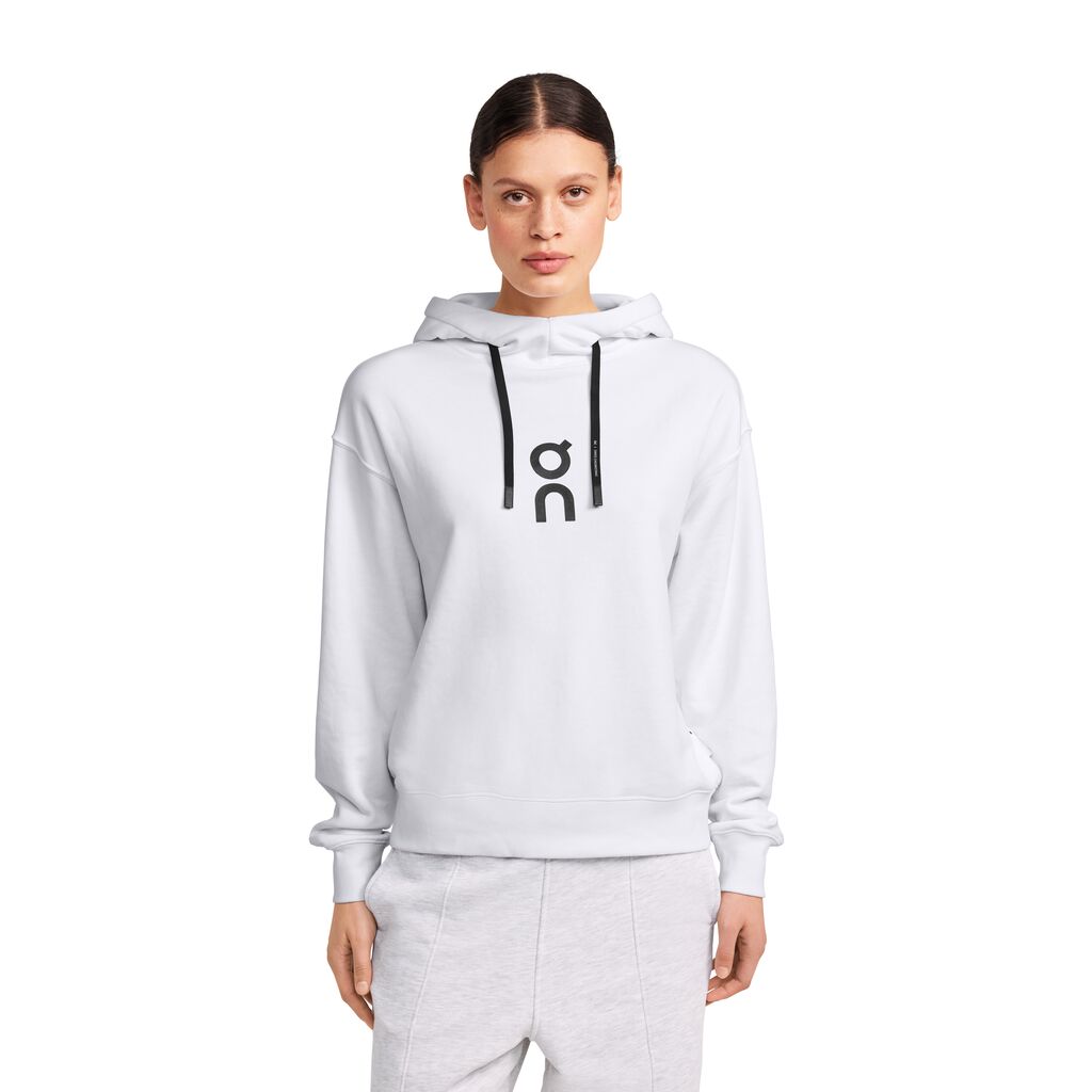 On Women's Club Hoodie White - Achilles Heel