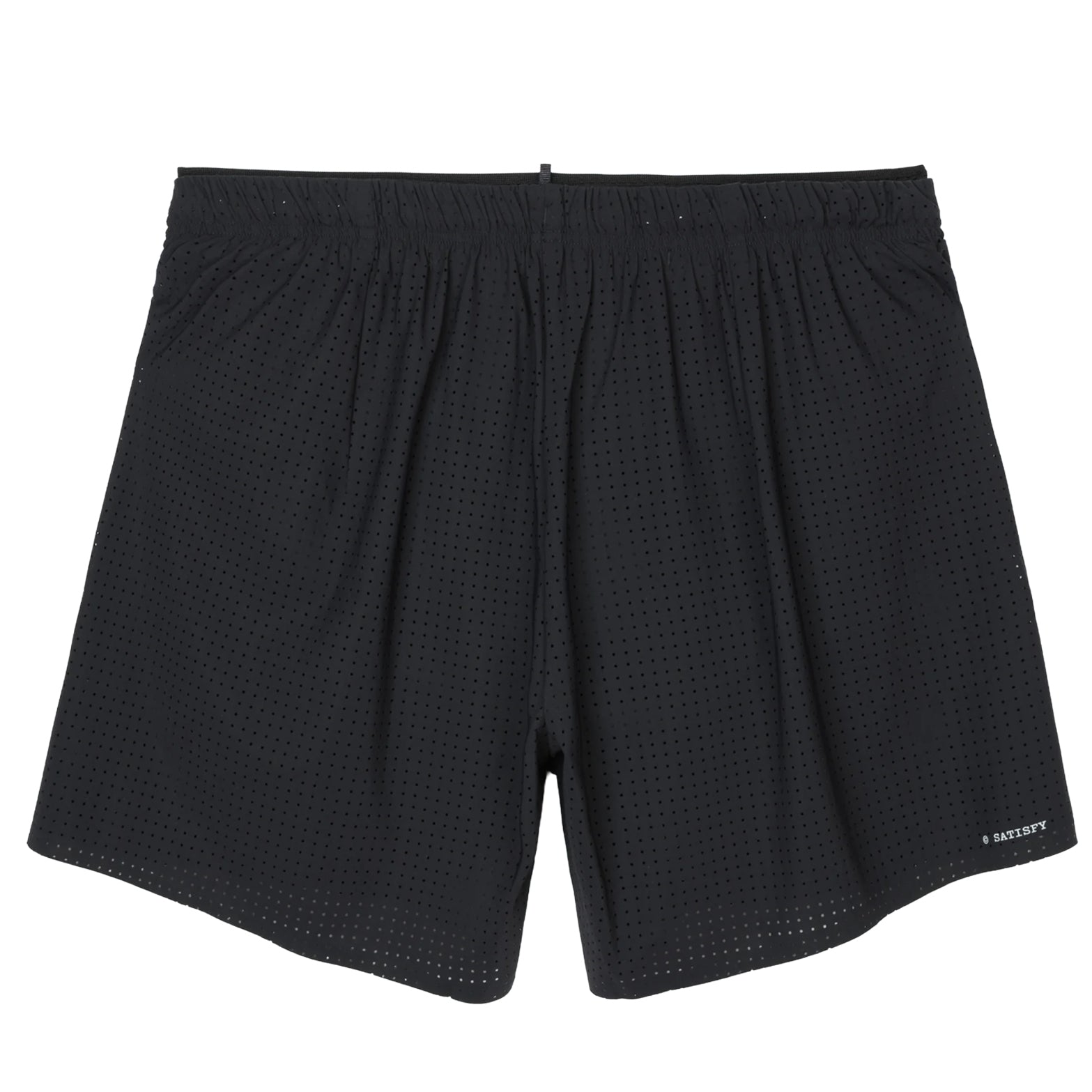 Satisfy Space‑O 5 Inch Distance Shorts Black v4 at Achilles Heel
