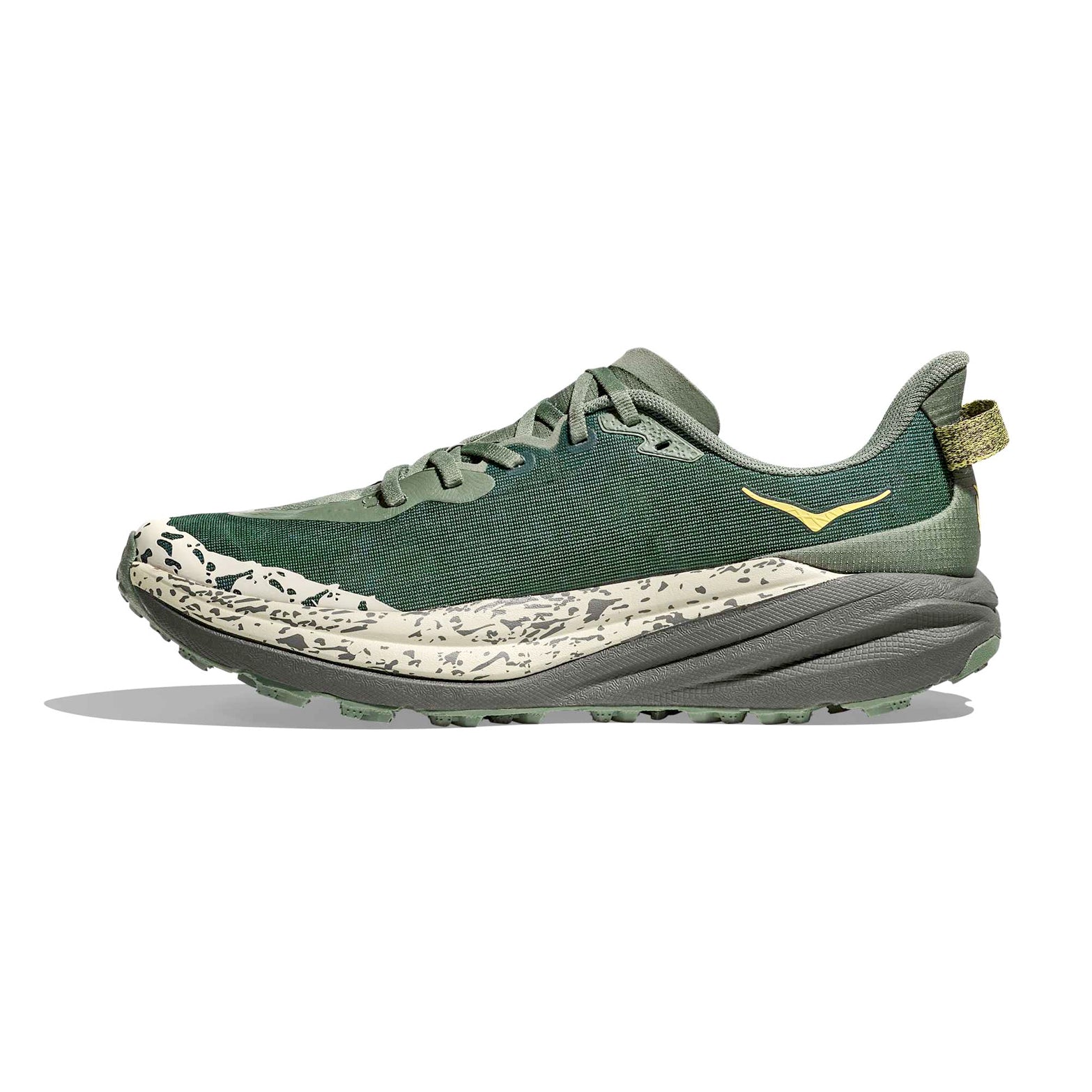 Men's Speedgoat 6 Wide Fit Trail Running Shoes Fern / Asphalt - Achilles Heel
