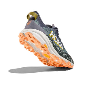 Women's Speedgoat 6 Wide Fit Trail Running Shoes Grey Skies / Cosmic Grey - achilles heel