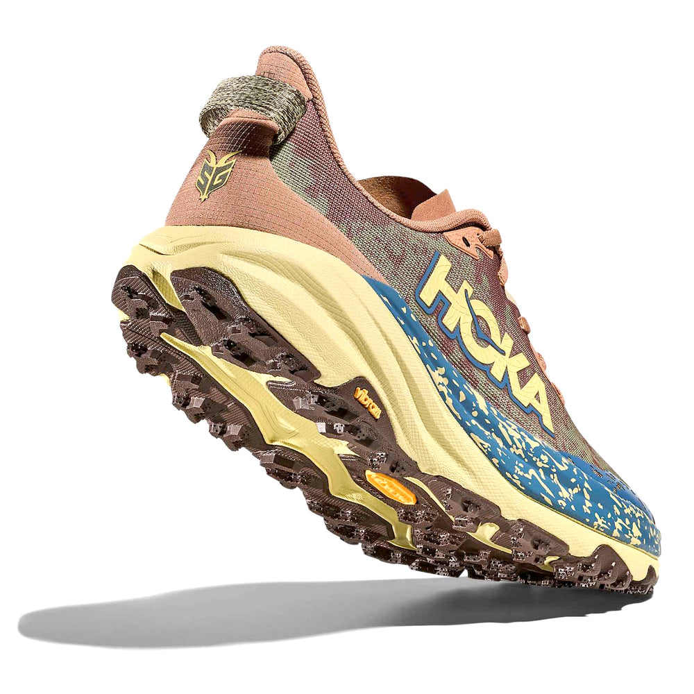 Hoka Men's Speedgoat 6 Trail Running Shoes Maple / Cardamom - achilles heel