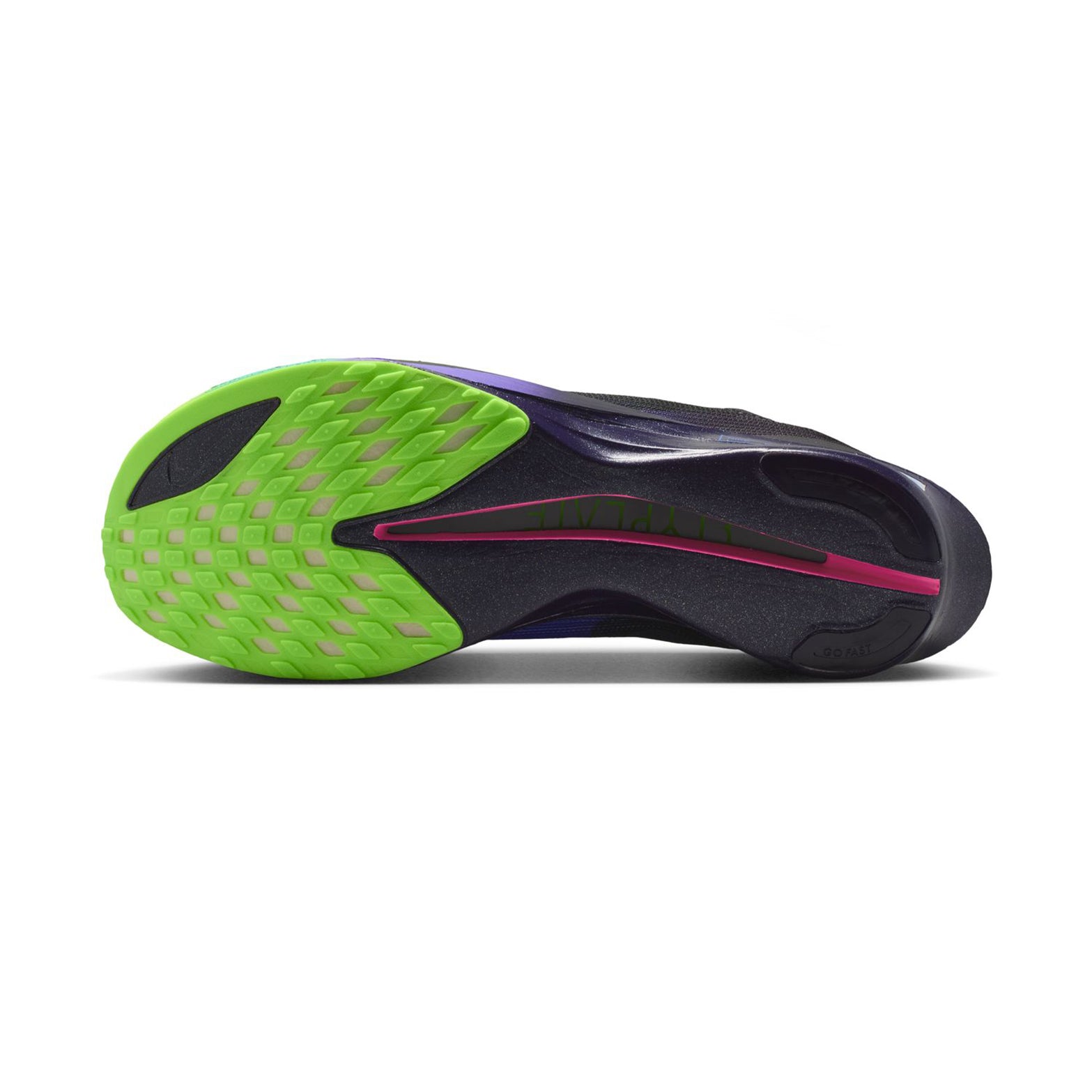 Streakfly 2 GLAM Running Shoes Dark Obsidian / Electric Green / Purple Dynasty / Black - Achilles Heel