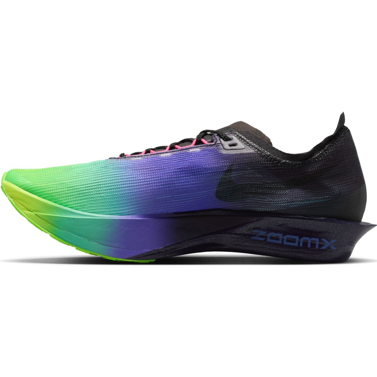 Streakfly 2 GLAM Running Shoes Dark Obsidian / Electric Green / Purple Dynasty / Black - Achilles Heel