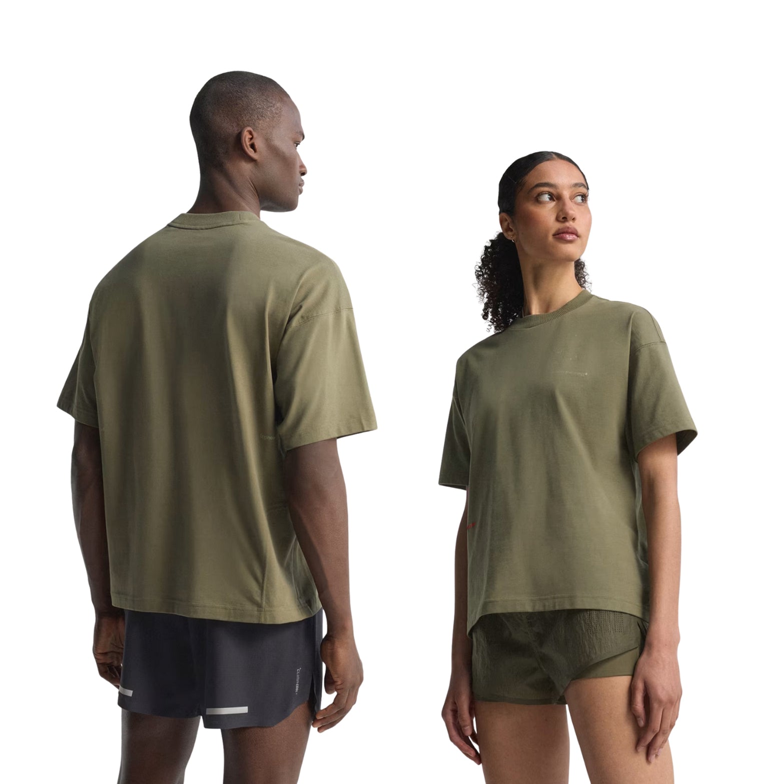 Unisex Adi365 H.Koumori Running Tee Olive Strata - Achilles Heel