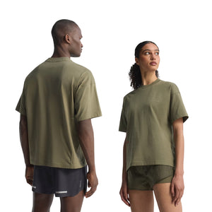 Unisex Adi365 H.Koumori Running Tee Olive Strata - achilles heel